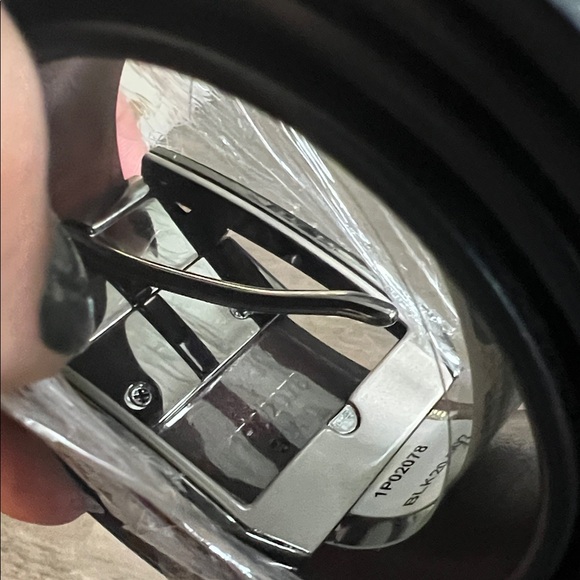 🐬NWT Perry ELLIS Size 32 Black  belt - Picture 7 of 7